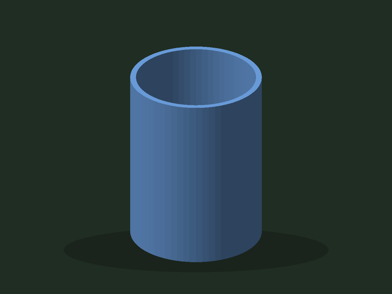 3D render of Orbit pencil cup